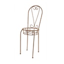 Chair Planter Tall Rust