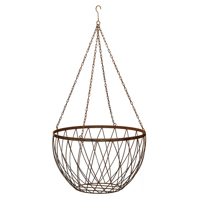 Hanging Basket 60cm Rust