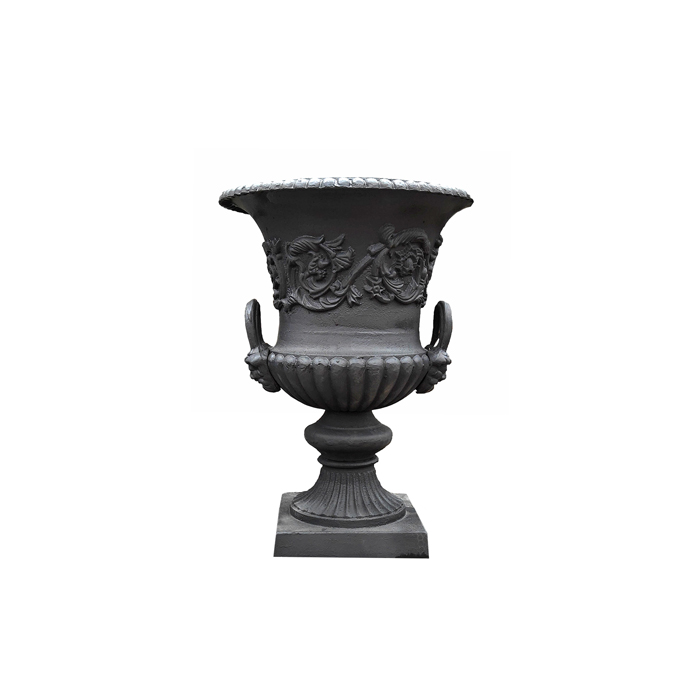 Urn Milano Cast Iron Black