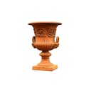 Urn Milano Cast Iron Rust