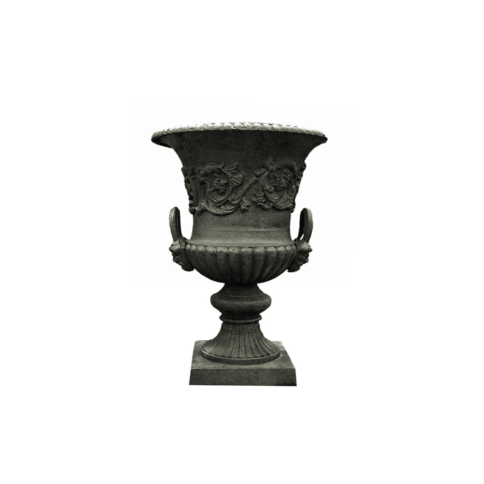 Urn Milano Cast Iron Antique