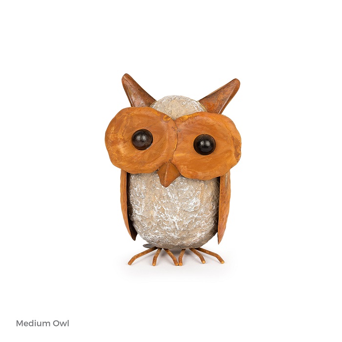 Owl Resin/Rust Medium