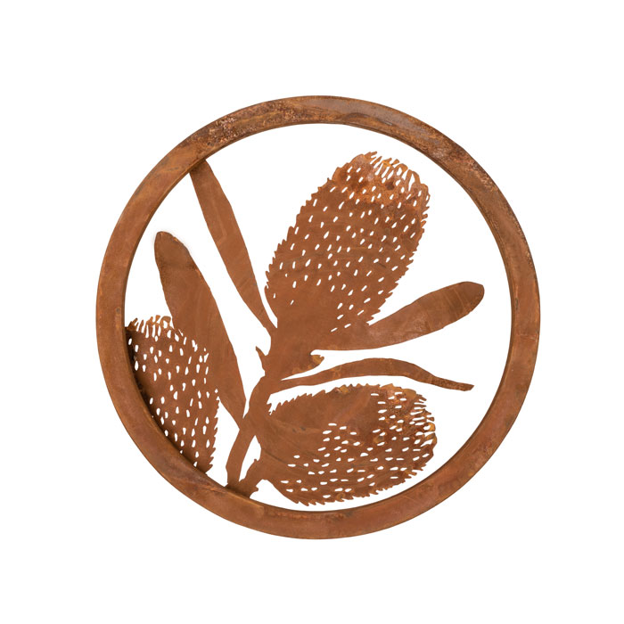 Wall Art Banksia Corten Large-