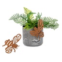 Pot Hanger Bee Corten Large