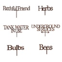 Stake Outdoor Signs Rust Ast-