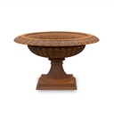 Urn Victorian Cast Iron Rust