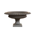Urn Venetian Cast Iron Black