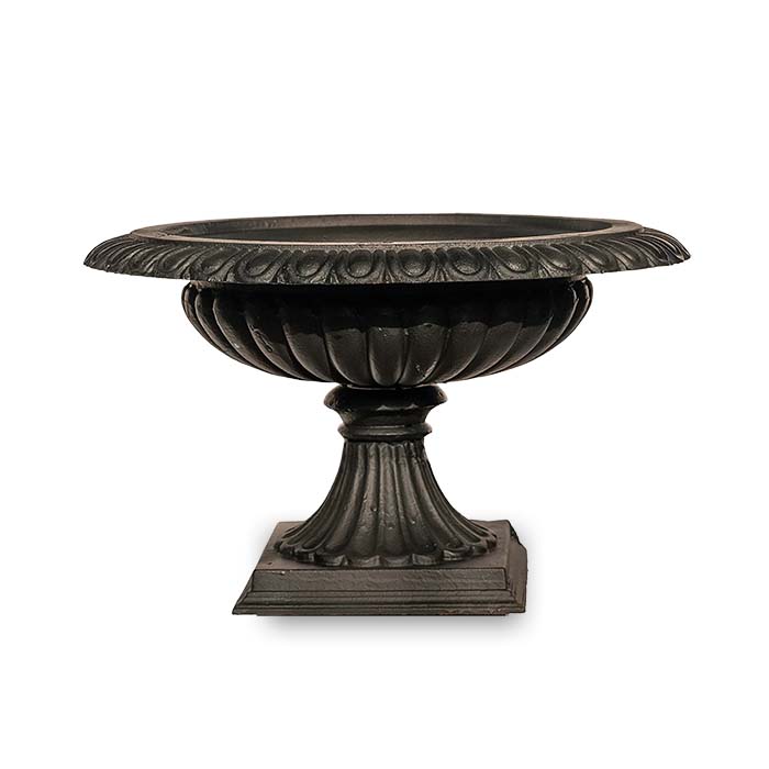 Urn Victorian Cast Iron Black