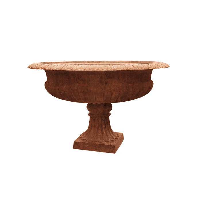 Urn Napoli Cast Iron Rust