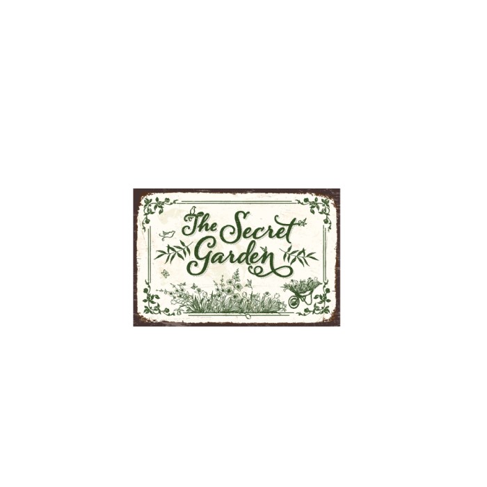 Sign The Secret Garden