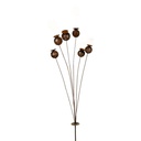 Stake Poppy Head Short Rust