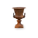 Urn Varese Cast Iron Rust