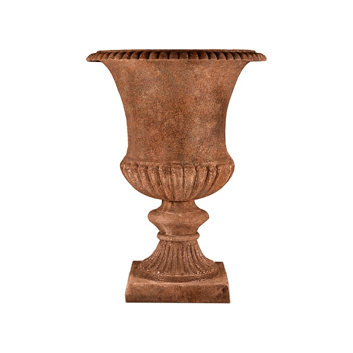 Urn Caserta Cast Iron Rust