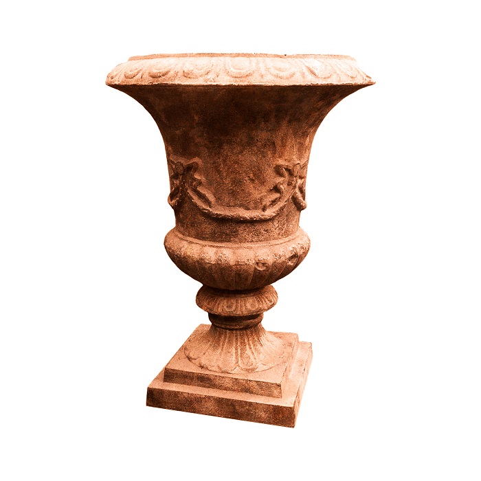 Urn Salerno Cast Iron Rust