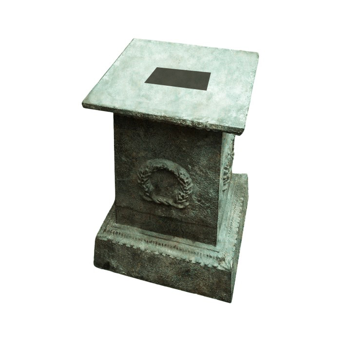 Urn Salerno Base Cast Iron Ant