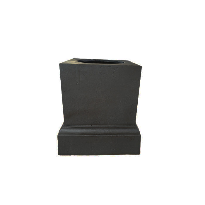 Urn Verona Base Cast Iron Blac