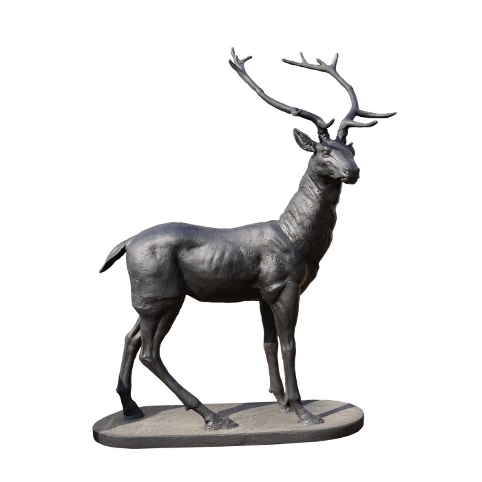 Stag Right Cast Iron Black
