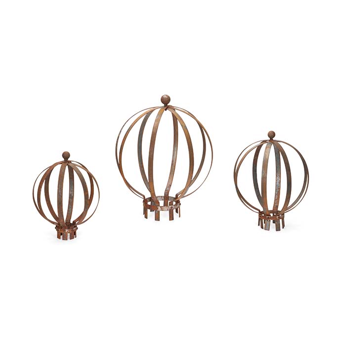 Ball Topiary Rust S/3