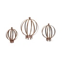 Ball Topiary Rust S/3