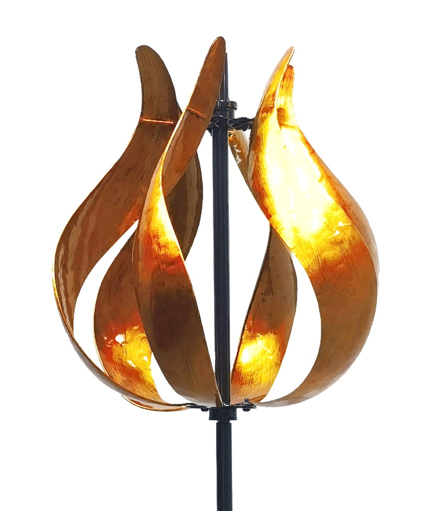 Wind Spinner Tulip Gold