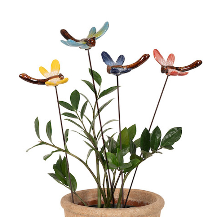 Dragonflies on stick Ceramic