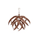 Lotus Windspinner Hanging Rust