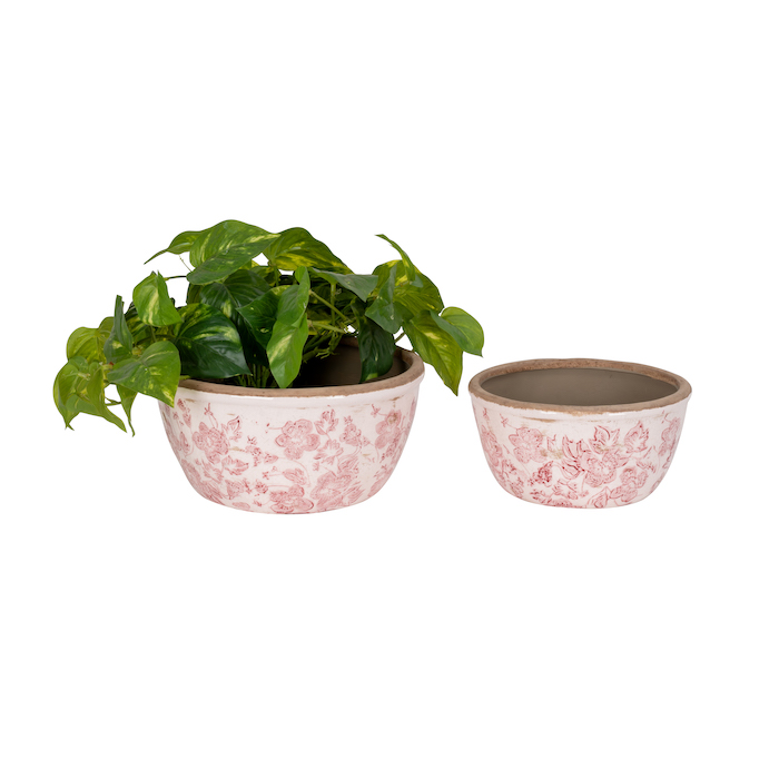 Pot Red Shallow S/2