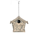 Flower Bird house Zinc