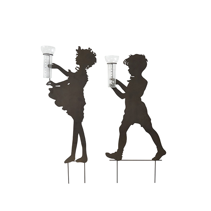 Boy/Girl with Rain Gauge