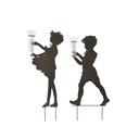 Boy/Girl with Rain Gauge