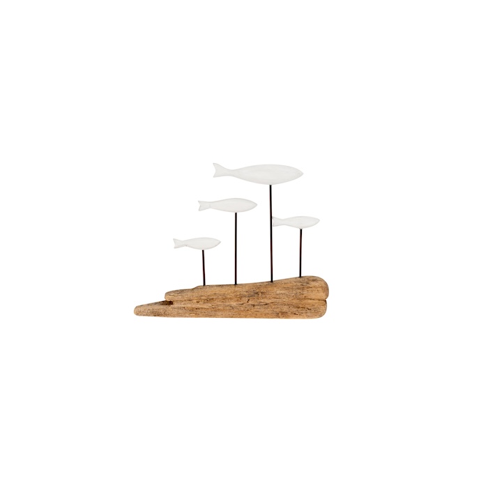 Spat fish Timber Ornament KD