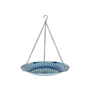 Mosaic Hanging Bird Bath Blue