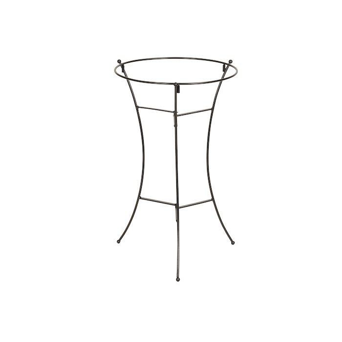 Bird Bath Stand Black