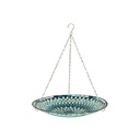 Mosaic Hanging Bird Bath Green