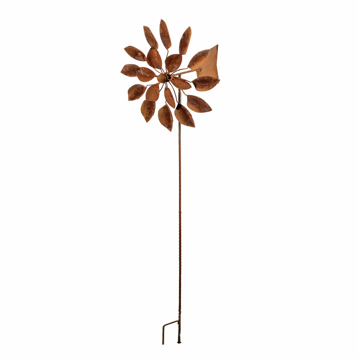 Wind Spinner Petal Power Rust