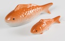 Floating Goldfish Porcelain Lg