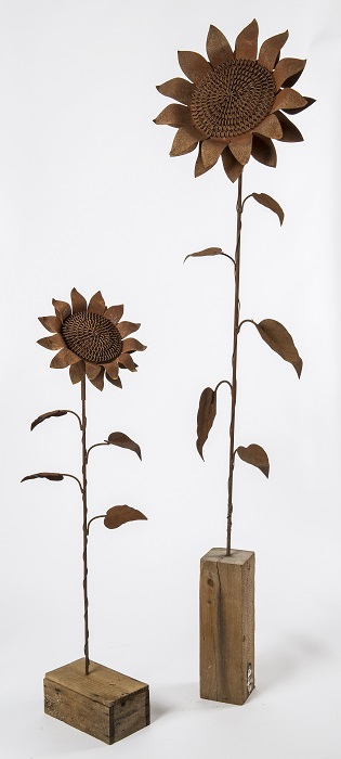 Stake Sunflower Rust Small