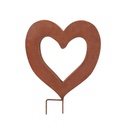 Heart Sculpture Rust Large