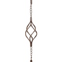 Swirl Rain Chain Brown