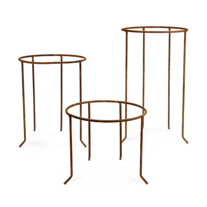 Pot Stand 35cm Rust S/3