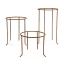 Pot Stand 35cm Rust S/3