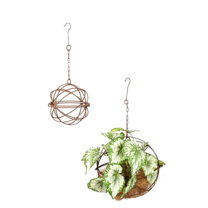 Wire Ball 20/30cm Rust S/2-