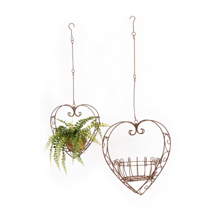 Planters Heart Rust S/2