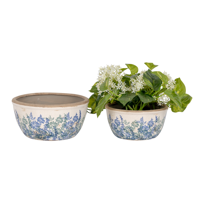 Pot Lavender Shallow S/2