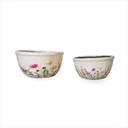 Pot Wildflower Shallow S/2