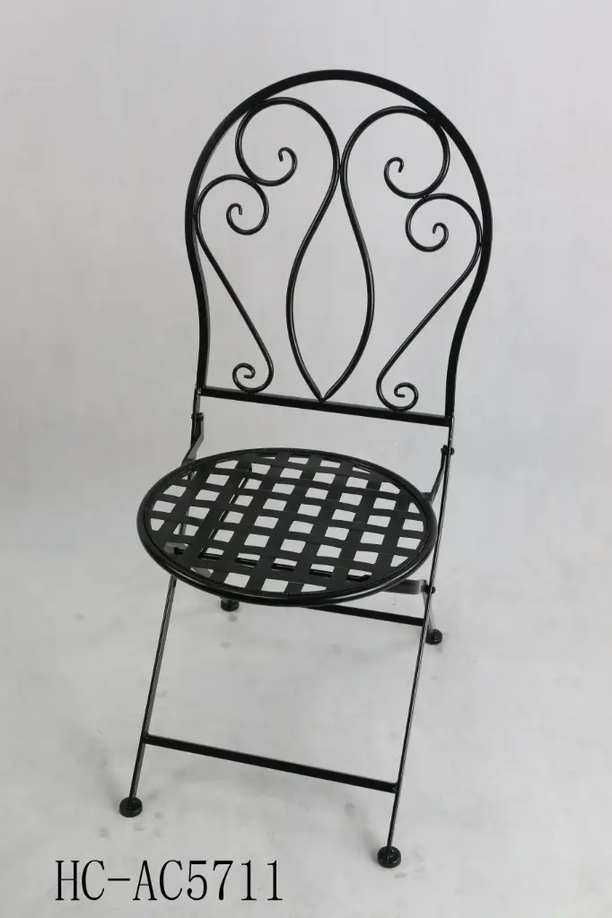 Black Metal Chair