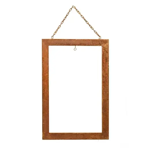 [15945] Hanging Frames Rust S/3