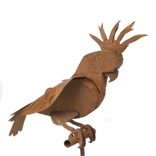 [10582] Stake Cockatoo Rust>