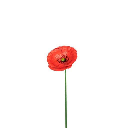 [11718] Stake Poppy Red Small