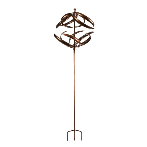 [11879] Wind Spinner East West Bronze